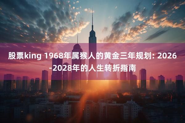 股票king 1968年属猴人的黄金三年规划: 2026-2028年的人生转折指南